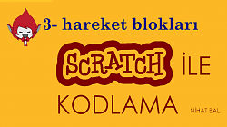 Scratch 2 dersleri -3- Hareket blokları