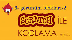 Scratch-2 dersleri-6-  Görünüm blokları -2