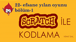 Scratch-2 dersleri-22- efsane yılan oyunu bölüm-1