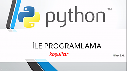 Python3-ders 7/1 koşullar