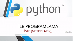 Python3- ders-16/2 liste metodları devam