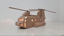 Kartondan CH-47 Chinook Helikopter Nasıl Yapılır?