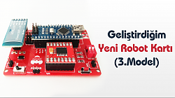 Geliştirdiğim Robot Kartı (3.Versiyon PCB)