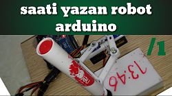 saati yazan robot projesi