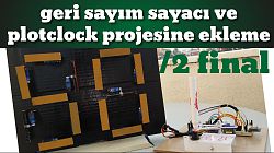 plotclock için geri sayım sayacı projesi