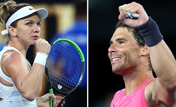 Halep ve Nadal 3. turda