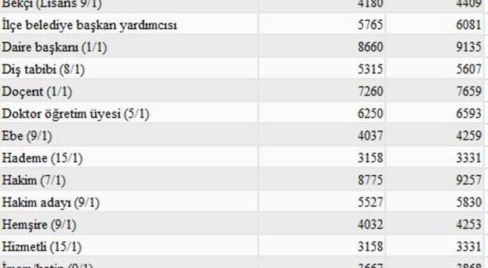 Memur maaşları Ocak 2020 zammı sonrası ne kadar oldu?