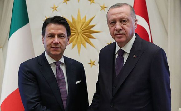 Cumhurbaşkanı Erdoğan, İtalya Başbakanı Conte ile görüştü