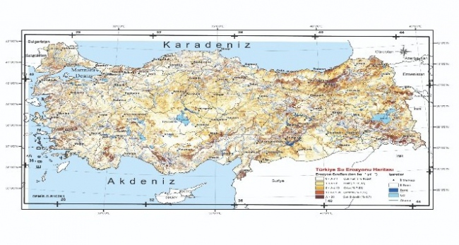 Türkiye’nin ‘Su Erozyon Haritası’ güncellendi
