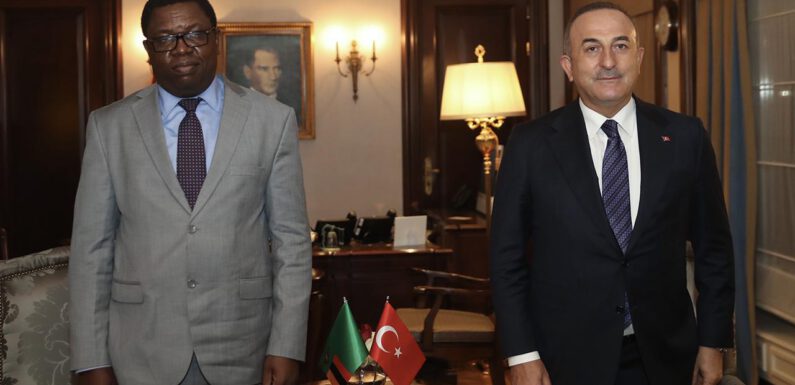 Bakan Çavuşoğlu, Zambiyalı mevkidaşıyla görüştü