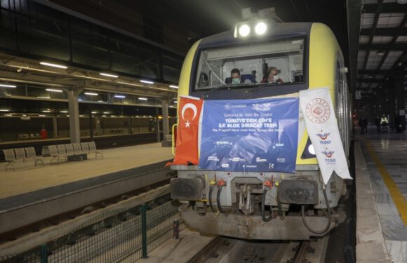 Çin’e giden ihracat treni Ankara’dan geçti