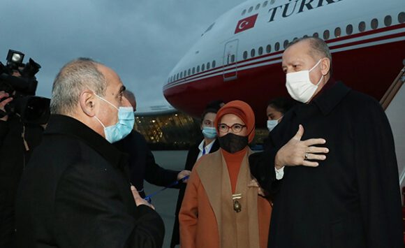 Cumhurbaşkanı Recep Tayyip Erdoğan Bakü’de