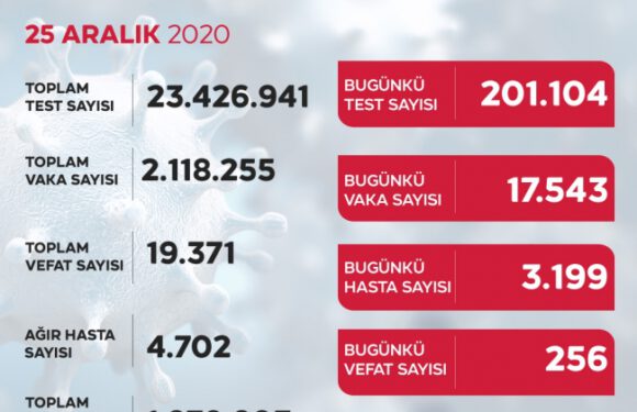 Son 24 saatte 17 bin 543 yeni vaka