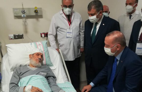 Cumhurbaşkanı Erdoğan’dan hastane ziyareti