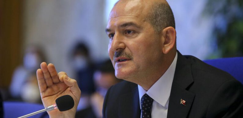 İçişleri Bakanı Soylu’dan Frontex’e görüntülü tepki