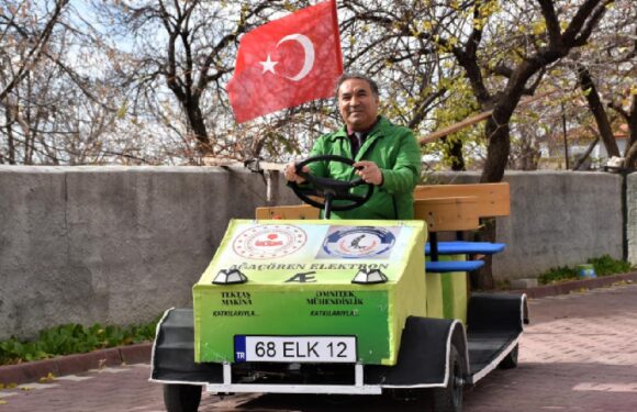 Atık malzemelerden elektrikli araç yaptı TRT Haber Bilim Teknoloji Haberleri AA