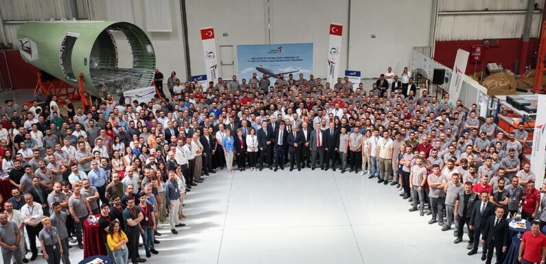 TUSAŞ, Airbus için gövde üretti TRT Haber Ekonomi Haberleri DHA