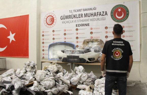 Kapıkule’de 21,3 milyon liralık kaçak oto yedek parçası ele geçirildi TRT Haber Ekonomi Haberleri AA