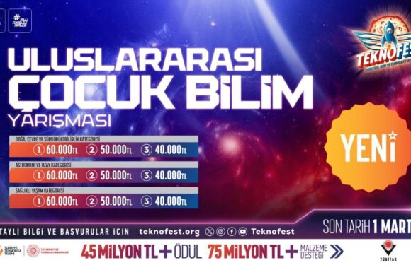 Geleceğin bilim insanları ‘Uluslararası Çocuk Bilim Yarışması’nda buluşuyor