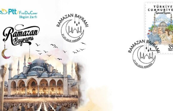 PTT’den Ramazan Bayramı konulu anma pulu ve ilk gün zarfı