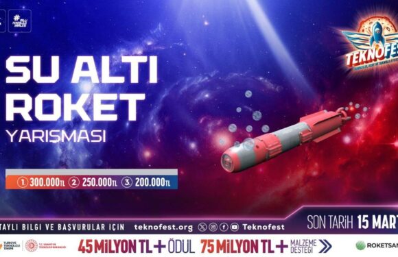 TEKNOFEST’te ilk kez Su Altı Roket Yarışması düzenlenecek