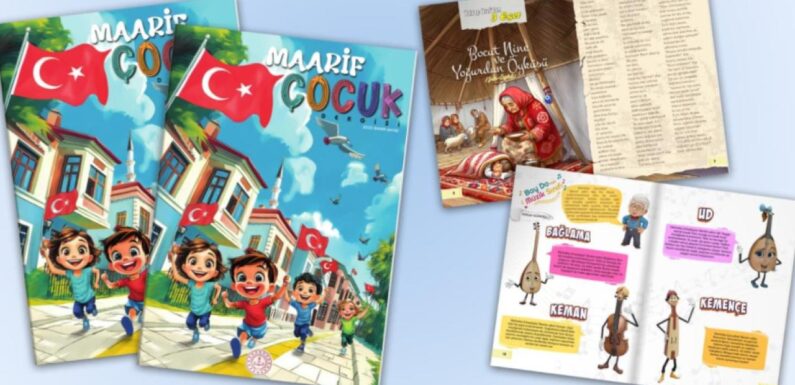 MEB’in Maarif Çocuk dergisi yayımlandı