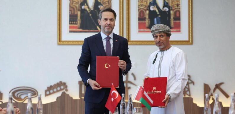 Türkiye ve Umman arasında enerji alanında mutabakat zaptı imzalandı