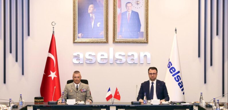 Fransa Genelkurmay Başkanı Burkhard, ASELSAN’ı ziyaret etti