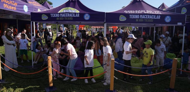 Tekno Macera Tırı, Erzurumda çocuklarla buluştu
