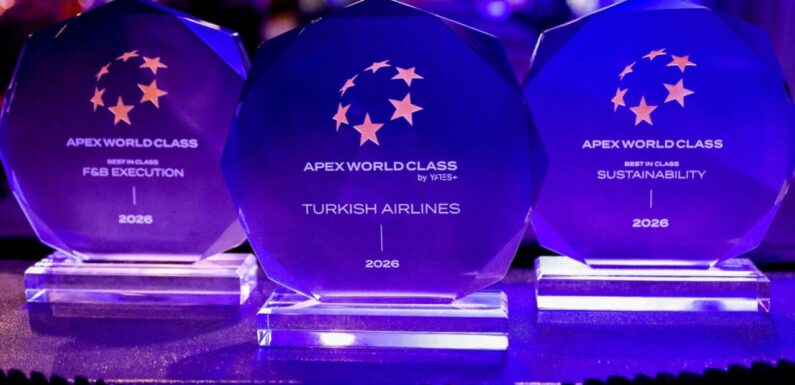THY, 5’inci kez APEX World Class ödülünün sahibi oldu