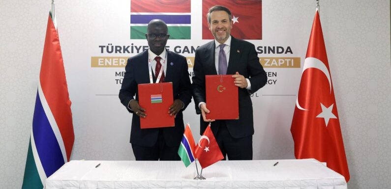 Türkiye ile Gambiya’dan enerji alanında işbirliği