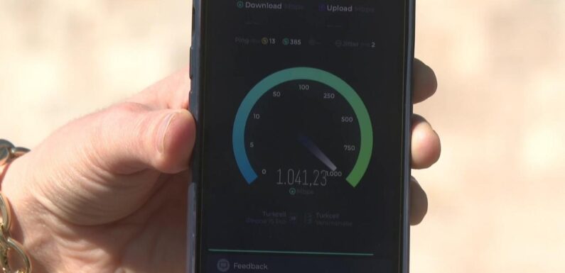5G’nin TBMM testlerindeki hızı 1500 megabite kadar ulaşıyor