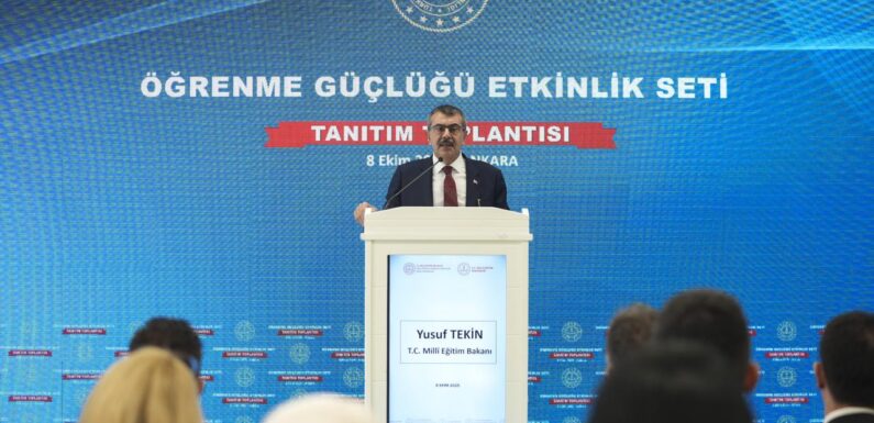 Bakan Tekin: Eğitim yarış değil, her bireyin kendi hızında ilerlediği bir keşif yolculuğudur
